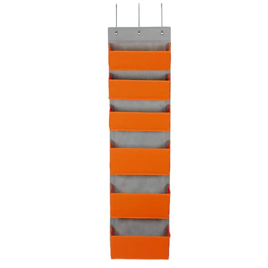 Household Essentials 4.7ft. 6-Pocket Over the Door Pocket Organizer